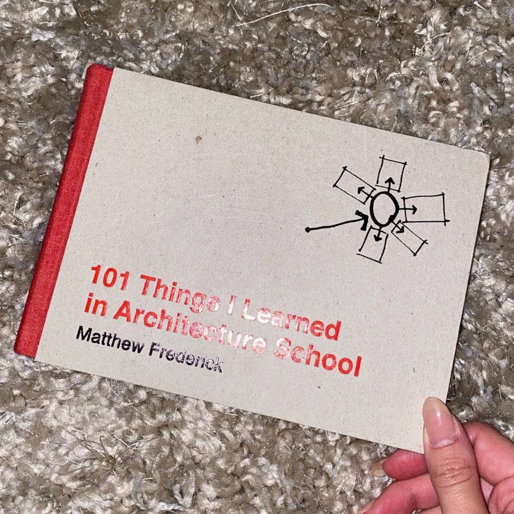 10 things I learned in architecture school by Matthew Frederick Book
